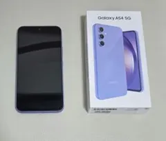 Galaxy A54 5G SCG21 パープル 本体 箱付き 動作確認済み