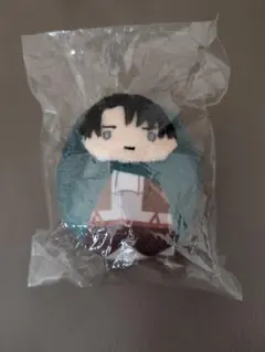 進撃の巨人 リヴァイ 缶バッジ あにまるっこ ぬいぐるみマスコット