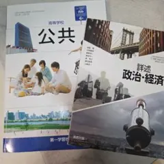 公共 第一学習社、政治.経済2冊