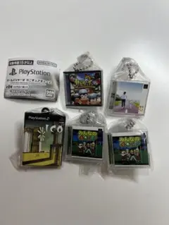 バンダイ PlayStation ミニチュアゲームパッケージチャーム 5個セット