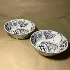 アラビア Paratiisi ブラック ボウル(16.5cm)2個(中古品)のサムネイル