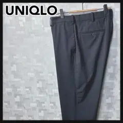 UNIQLO ユニクロ パンツ ズボン スラックス ストレッチ ネイビー 紺 L