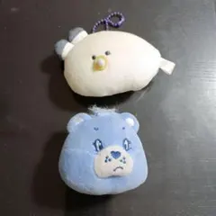 ケアベア　キーホルダー ・つぶらな瞳のなまがき　むぎゅぬいキーホルダー