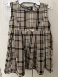 POLO baby ワンピース チェック 95
