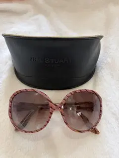 JILL STUART ジルスチュアート サングラス　ピンク ケース付き 黒のサムネイル