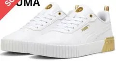 PUMA プーマ厚底スニーカーゴールド24cm