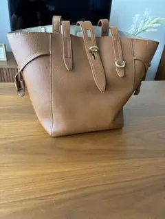 FURLA フルラ NET ネット トートバッグ レザー ブラウン 肩掛け