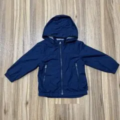 baby GAP ネイビー ジャケット フード付き　ナイロン　2years 90