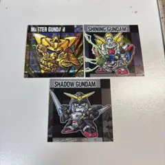 元祖SDガンダムスナックⅡ Gガンダム系3枚セット