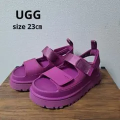 【UGG】 アグ ゴールデングロウ 厚底サンダル 23cm パープルのサムネイル