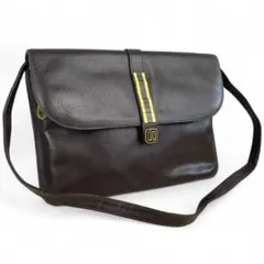 クリスチャンディオール　ショルダーバッグ クロスボディ　レザー　CDロゴ