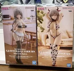 宇崎ちゃんは遊びたい！ω ☆宇崎月 牛水着ver.&メイドver.フィギュア