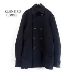 クランプリュス オム ピーコート ダブルボタン【F】黒 シンプル