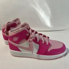 Nike Air Jordan 1 Mid ピンク/ホワイト