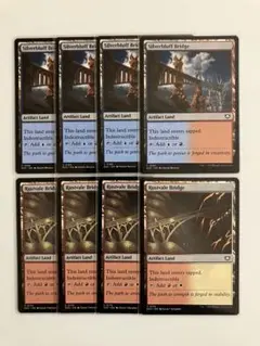 MTG 英語版各４枚 銀色険の橋 錆付谷の橋 EOC