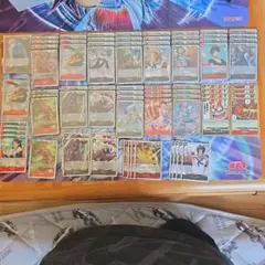 コナカ様専用　ワンピース カードゲーム 引退　赤黒コビーデッキ+調整パーツ