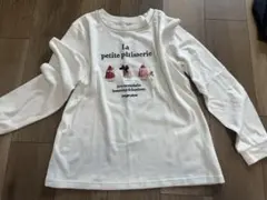 メゾピアノジュニア　カヌレモチーフ長袖Tシャツ　L