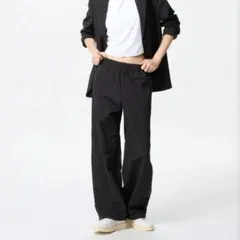 Mサイズ　黒　ユニクロ　ギアパンツ ブラック