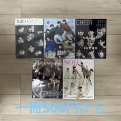 SnowMan表紙　雑誌セット