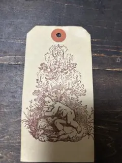 ●ドイツ製ラバースタンプ❀ クリスマスツリーとキリスト　マウント付き●