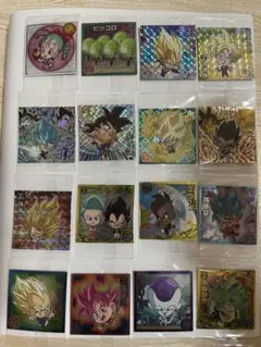 ドラゴンボール 超戦士シールウエハース超 シール 超絶感謝の十周年　16枚セット
