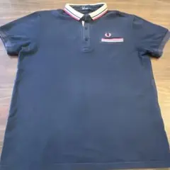 FRED PERRY フレッドペリー　ネイビー ポロシャツ M