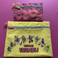 ミッキー ポーチセット WELCOME FRIENDS!