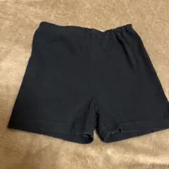 UNIQLOキッズ1部丈130サイズ ブラックスパッツ