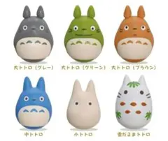 となりのトトロ ぽってりゆらゆらおきあがりこぼし　全6種　コンプリート③