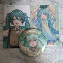 プロセカ 初音ミク カード エピカ 缶バッジ きらきら缶バッジ レジャフェス