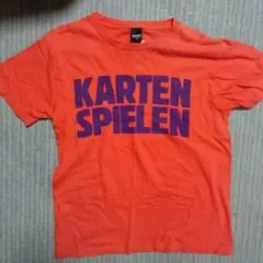 graniph グラニフ オレンジ トランプ Tシャツ