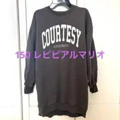 レピピアルマリオMチュニックワンピーストレーナーグレーロゴ150