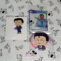 名探偵コナン アクキー/キャラバッジコレクション(カラフルはーと2)小五郎セット