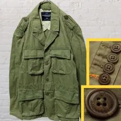 アメリカンイーグル フィールド ミリタリージャケット m65風 アメカジ カーキのサムネイル