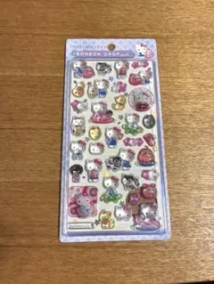 和柄　Hello Kitty ボンボン ドロップシール　縁起物
