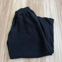 UNIQLO レディース　スウェットワイドパンツ　ブラック　Sサイズ