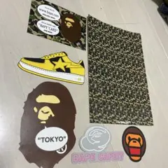 BAPE ステッカー‼️フライヤー‼️当時物‼️エイプ‼️ 東京デザイン