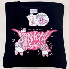 おぱんちゅうさぎ 可哀想に！ ルームワンピース パジャマ しまむら コラボ 黒