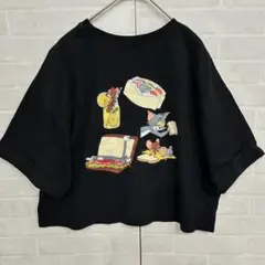 美品　トムとジェリー Tシャツ ブラッオーバーサイズ　ショート丈のサムネイル