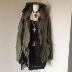 00s Y2K  グランジ ファー コート ライダース オールレザー ギミック gimmick Leather riders blouson グランジ Y2K - メルカリ