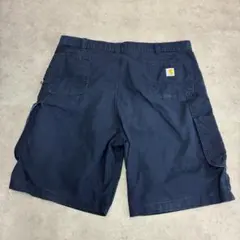 Carhartt カーゴショーツ 103645 W43 ネイビー 古着のサムネイル