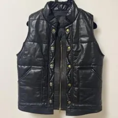 カ*有様 Cootie クーティー　レザー ベスト　キャメル　CALEE COOTIE 「Leather Work Vest」 レザー ワークベスト