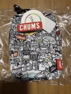【新品タグ付】CHUMS チャムス リサイクルスタンディングポーチ 市街地柄