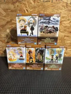 ワンピース ワールドコレクタブルフィギュア ログストーリーズ 5種セットのサムネイル