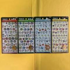 【正規品】スヌーピー　ボンボンドロップシール　ミニ　4枚セット