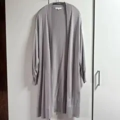 THE SHOP TK ロングカーディガン グレー Mのサムネイル