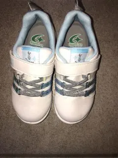 新品未使用品！　 アナと雪の女王 MOONSTAR スニーカー　ホワイト/ブルー