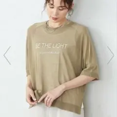 COMME CA ISM シアーニットロゴTシャツのサムネイル