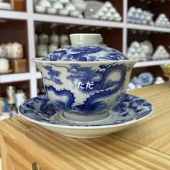「L284」長期保管品 染付 白磁 茶碗 茶道具 L284」長期保管品 染付 白磁 茶碗 茶道具 - メルカリ