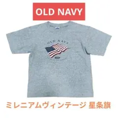OLD NAVY Tシャツ 2000年 ミレニアム 星条旗 サイズS　Y2K